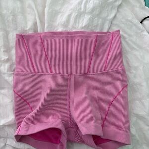 Pink Aerie Ribbed Shorts